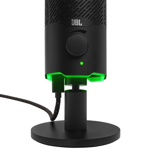 JBL Quantum Stream - Black - Dual pattern premium USB microphone for streaming, recording and gaming - Detailshot 4